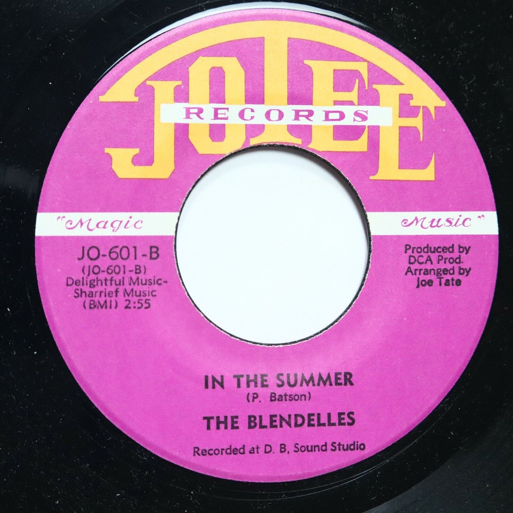 BLENDELLES‎ - IN THE SUMMER / LA LA, THE MAGIC SONG - SOUL 45